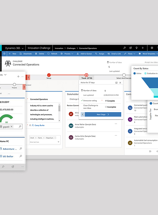 Microsoft Dynamics 365, a secure CRM and ERP 
